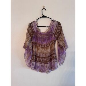 Vintage Boho Floral Top